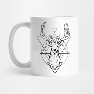 Geometric Deer Mug